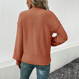 2025 à manches longues femmes poche conception automne et hiver pull automne et hiver élégant pull en gros Original usine - Product Image 5