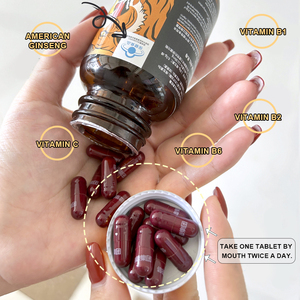 Fabrik-OEM Natürliche Amerikanische Ginseng-Epimedium-Vitamin-Kapseln Kräuterextrakt Nahrungsergänzungsmittel Potenzkapseln für Männer - Product Image 3