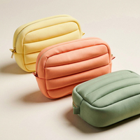 Bolsa de Maquillaje Acolchada de Neopreno con Burbujas Suaves y Color Personalizado
