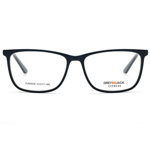 Monture de lunettes carrée grise Jack 53-17-140, monture complète, unisexe, tendance mode, lunettes pour adultes - Product Image 5