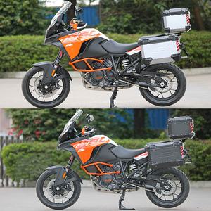Top Case de Moto en Alliage d'Aluminium pour KTM 1190 1290 <span class=keywords><strong>Adv</strong></span>/S/R, Triple Coffre Idéal pour les Motos et Voitures - Product Image 3