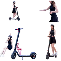 Trottinette Électrique Pliante Neuve à Suspension Hydraulique Avant, 2 Roues, 10 Pouces, Longue Portée, Batterie Électronique 7.5AH, GPS - Prix Usine