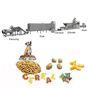 Nhà máy cung cấp trực tiếp Twin vít Ngô Stick Máy căng phồng Ngô đồ ăn nhẹ thực phẩm máy đùn máy từ Trung Quốc để bán