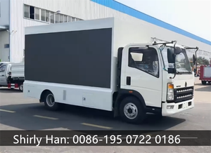 HOWO Outdoor LED Displayled Waterproof Seamless Digital Advertising Led Mobile Billboard Truck for Sale - Product Image 3