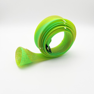 Housses de canne à pêche colorées avec bande élastique réglable, 10 pièces |   Manchons de protection en maille pour la protection des pointes et des anneaux de canne à pêche - Product Image 4
