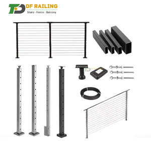 <span class=keywords><strong>Kit</strong></span> de câbles en acier inoxydable DF pour garde-corps mural intérieur 4 mm, système de main courantes en <span class=keywords><strong>bois</strong></span> massif pour escaliers - Product Image 6
