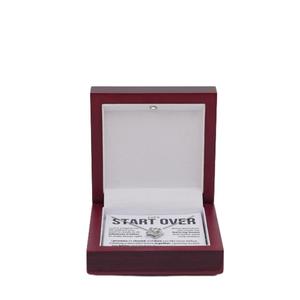 Collier Pendentif Classique Personnalisé en Cuivre Creux, Technique de Coulée, Zircon Blanc, Boîte Cadeau, Carte Message, Bijou Nouveauté, Cadeau - Product Image 4