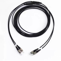 TPU Material Armored Single-Mode Twin Core Fiber Optic Jumper Flexible Tensile Resistant Stable Transmission Cable Assemblies