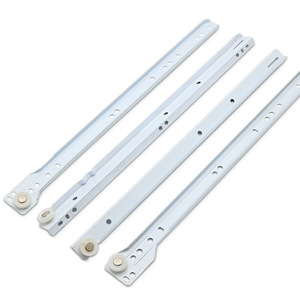 Nhà máy Tủ Ngăn Kéo Runner <span class=keywords><strong>fgv</strong></span> điện mạ Con Lăn Ngăn kéo trượt với nylon bánh xe - Product Image 1