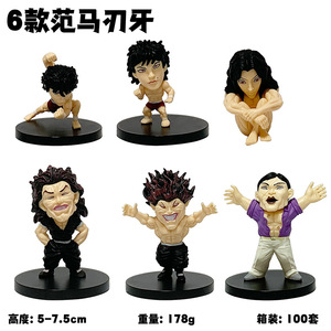 ฟิกเกอร์ตัวการ์ตูนฟิกเกอร์ขยับได้5-7ซม. Hanma Baki Hanma <span class=keywords><strong>Yujiro</strong></span> - Product Image 6