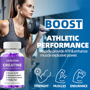 ครีเอทีน กัมมี่แบร์ส บำรุงกล้ามเนื้อ ปรับสมดุลอิเล็กโทรไลต์ ปราศจากน้ำตาล สำหรับคนทานมังสวิรัติ รับผลิตแบรนด์ส่วนตัว (OEM/ODM) ขายส่ง ผ่านการทดสอบโดยบุคคลที่สาม - Product Image 2