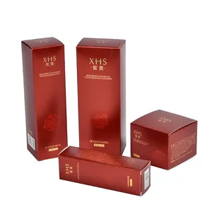 럭셔리 도매 맞춤형 로고 에센스 스킨 케어 제품 포장 박스 맞춤형 화이트 카드 상자