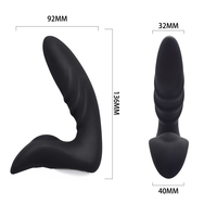 Kabelloser Ferngesteuerter Prostata-Massager Ergonomischer Silikon-Texturierter Anal-Vibrator P-Punkt-Stimulator Erwachsenen-Sexspielzeug für Männer