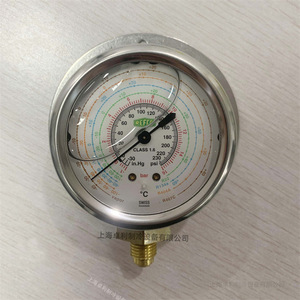 เกจวัดแรงดันน้ำยาทำความเย็น Swiss Refco รุ่น MR-306-DS-R22 35 บาร์ แบบอนาล็อกแรงดันสูง - Product Image 1