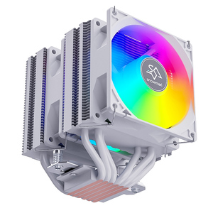 Snowman 90 mét <span class=keywords><strong>CPU</strong></span> làm mát không khí RGB <span class=keywords><strong>CPU</strong></span> Fan 6 nhiệt ống đồng người hâm mộ Cooler <span class=keywords><strong>CPU</strong></span> máy tính tản nhiệt làm mát - Product Image 2