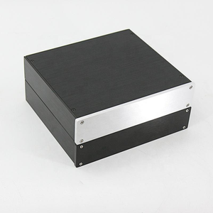 Boîtier d'amplificateur de <span class=keywords><strong>casque</strong></span> de bureau en aluminium <span class=keywords><strong>DIY</strong></span> série BRZHIFI BZ2204, châssis d'alimentation très vendu, amplificateur de réception d'usine - Product Image 1