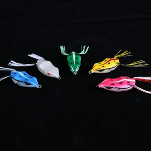 เหยื่อตกปลาแบบนิ่มรุ่นใหม่ Thunder Frog Rocket Lure  วัสดุ PVC  ไม่มีตะขอ สำหรับปลาดุก  ออกแบบเลียนแบบธรรมชาติ  ขายส่งจากผู้ผลิต - Product Image 2
