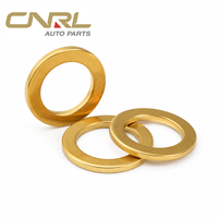 RuiLi Accessoires automobiles Rondelle plate en laiton M2-M32, joint d'étanchéité, GB97 DIN125, fixateur uni, quincaillerie industrielle durable