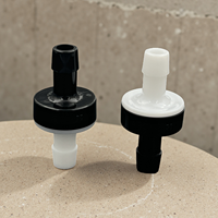 Raccord rapide à barbillon pour tuyau BRT Acetal 1/4'' 3/8'' ID, connecteur CPC à pousser, valve anti-retour en acier inoxydable 316