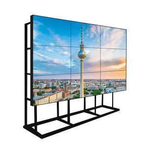 55 inch Indoor posters display splicing screen UHD 8K lcd wall screens advertising