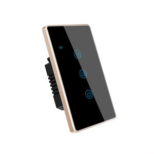 Module de commande à distance Tuya Smart Home, commande vocale, lampe, horloge numérique, scène tactile, interrupteurs muraux sans fil Wifi - Product Image 1