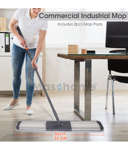 Masthome-Herramientas de limpieza de suelo, mopa plana comercial, 360, a prueba de polvo, Industrial, para traje - Product Image 2