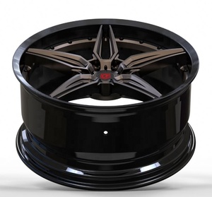 Jantes de voiture en 2 parties, roues personnalisées en fibre de carbone complète à 5 branches, adaptées aux BMW, Benz, Audi, Porsche, Lamborghini, Maserati, Ferrari, <span class=keywords><strong>Bentley</strong></span> - Product Image 3