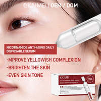 Sérum Visage Ampoule à Usage Unique de Haute Qualité au Niacinamide et Vitamine C pour Améliorer le Teint Terne et Booste la Luminosité