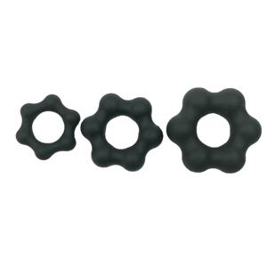 Heißer Verkauf 3 teile/satz Schwanz Penis Ring Perle Penis Ring Männliche Verzögerung Silikon Erektion Ring Sexspielzeug Erotische Sex Produkte für Männer - Product Image 3