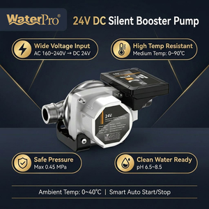 <span class=keywords><strong>Pompe</strong></span> de surpression <span class=keywords><strong>automatique</strong></span> silencieuse WaterPro 24V en acier inoxydable, haute pression, à aimant permanent, pour douche domestique - Product Image 3