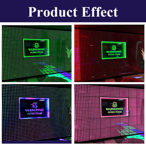 รีโมท/ควบคุมด้วย DMX แบบมีสาย/ไร้สาย พื้นเต้นรำ LED RGB 144 ดวง พื้นเต้นรำดิจิตอล LED สำหรับงานแต่งงาน งานปาร์ตี้ พื้นเต้นรำวิดีโอ - Product Image 4