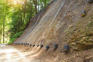 Filet de drainage, géogrille, filet de protection des arbres |   Filet en plastique à mailles diamantées |   Maille carrée en plastique - Product Image 5