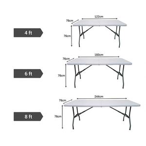 Customized Printed 6ft Open Back Stretch Polyester Simple Rectangular <b>Table</b> Cover for Home Use Wrinkle-Free Durable Perfect Fit - Product Image 5