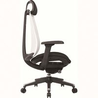Chaise de bureau bon marché en maille 3D avec accoudoir réglable et appui-tête Chaise élévatrice orange Vieitor Italie