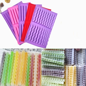 Moules en silicone pour chocolat et glace, sans BPA, de qualité alimentaire, résistants à la chaleur, antiadhésifs, 20 trous, mini barres rectangulaires - Product Image 1
