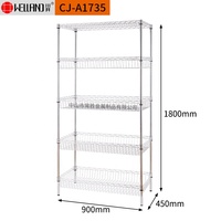 Étagère de rangement compacte et réglable en fil métallique multi-tailles, idéale pour garage, garde-manger et entrepôt