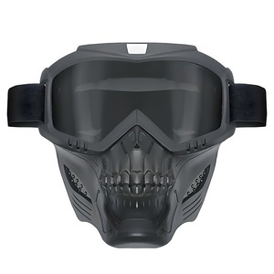 Masque de moto cross personnalisé avec lunettes de protection anti-vent et motif crâne pour activités de plein air - Product Image 3
