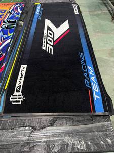 <span class=keywords><strong>Tapis</strong></span> de <span class=keywords><strong>moto</strong></span> Zhemei Garage, intérieur/extérieur, logo <span class=keywords><strong>personnalisé</strong></span>, écologique, antibactérien, en nylon fin avec support en caoutchouc - Product Image 3