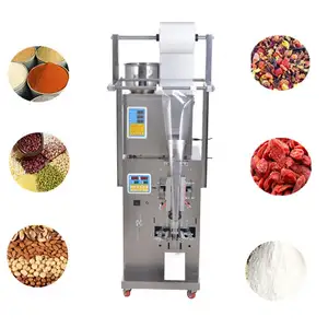 Good quality 2g to 100g power flour 3 side sealing automatic granule salt filling packing machine