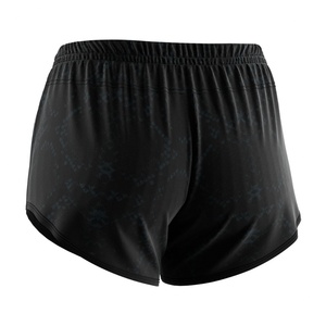Shorts de sport pour femme de bonne qualité, à séchage rapide, avec bande large, pour fitness, yoga, boxe et entraînement, effet push-up fessier - Product Image 4