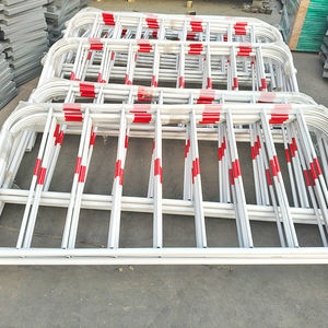 Barriere in Acciaio Resistenti per il Controllo della Folla, Ideali per Eventi all'Aperto, Concerti e Cantieri Edili, con Facile Installazione - Product Image 2