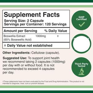 OEM özel etiket sağlık gıda sınıfı takviyesi <span class=keywords><strong>Boswellia</strong></span> serherbal bitkisel özü kapsüller - Product Image 4