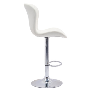 Nuovi sgabelli da <span class=keywords><strong>Bar</strong></span> con sollevatore girevole regolabile da banco in pelle nera - Product Image 6