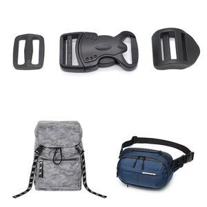 Plastic Bag Buckle A200 28Mm <b>Adjustable</b> Single Pull <b>Strap</b> Clasp For Waist Bag Backpack Webbing Accessory - Product Image 4