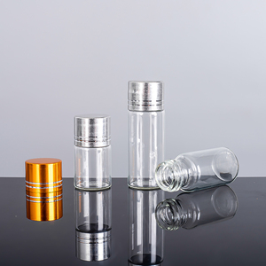 Frascos de vidro 5ml 10ml 20ml 25ml 30ml Mini Selagem Cosméticos Attar Oil Bottle Tester Bottle Tube Com Spiral Cap - Product Image 4