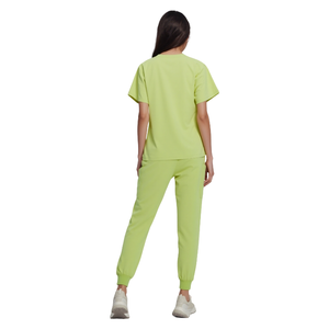 Abbigliamento da <span class=keywords><strong>lavoro</strong></span> sanitario resistente all'usura con tessuto ad asciugatura rapida e Design con scollo a V per cliniche di estetica medica e <span class=keywords><strong>lavoro</strong></span> medico - Product Image 6