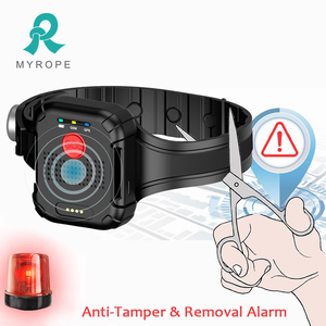 Système de surveillance GPS anti-manipulation pour cheville, compatible 2G <span class=keywords><strong>3G</strong></span> 4G, avec positionnement LBS et Wi-Fi, pour détenus, personnes en liberté conditionnée et prisonniers - Product Image 4