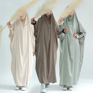 Hot Sell One Piece Jilbab High Quality Nida Fabric Muslim Islamic Clothing Wholesale Prayer Abaya Jilbab