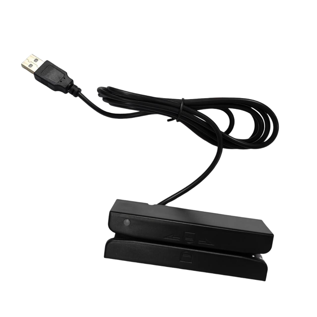 USB Magnetic Stripe Card Reader Card Swipe Reader for POS Payment Membership and Access Control Systems