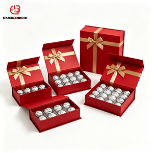 EBB Premium Eco-Friendly Reusable Recyclable <b>Chocolate</b> Truffle Magnetic Gift <b>Box</b> Custom Printed Logo <b>Packaging</b> - Product Image 1